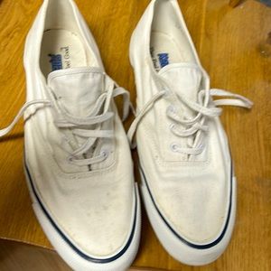 Vintage 1991 men’s keds anchor white boat shoes size 12 med